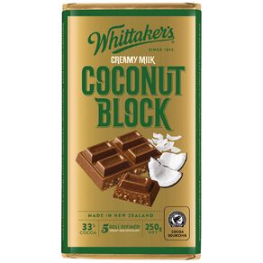 Whittaker's Coconut Block 250g