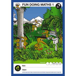 Clever Kiwi Fun Doing Maths Book 1 up to Year 4 Multi-Coloured