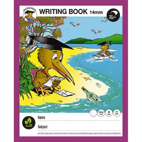 Clever Kiwi My Writing Book 1 14mm 34 Leaf Multi-Coloured