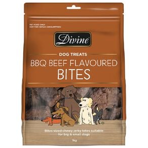 Divine BBQ Beef Bites Dog Treats 1kg