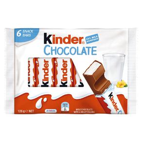 Kinder Chocolate 6 Snack Bars