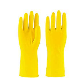 Maxcare Rubber Gloves Yellow 2 Pack