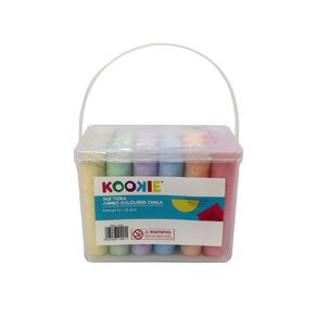 Kookie Jumbo Sidewalk Chalk Assorted 24 Pack