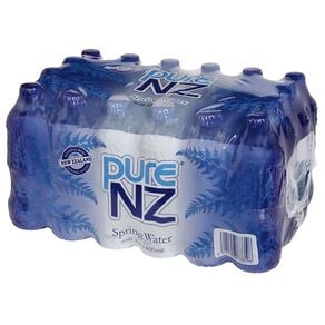 Pure NZ Spring Water 600ml 24 Pack