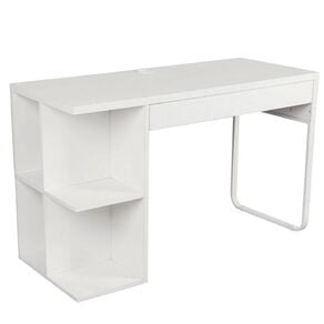 Workspace Moda Bookcase Desk White