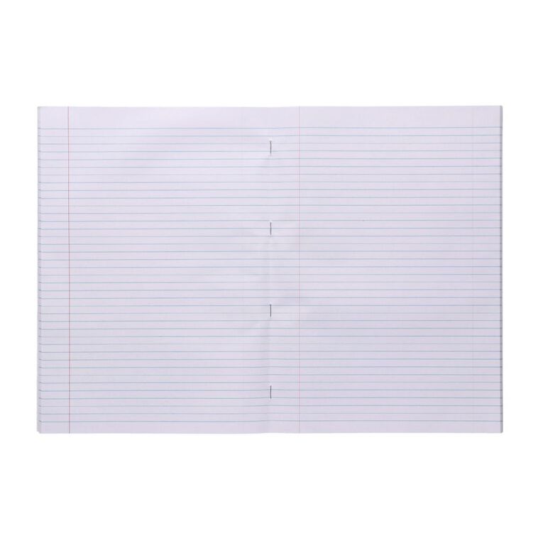 WS Exercise Book 1B8 7mm Ruled 36 Leaf Red Mid, , hi-res