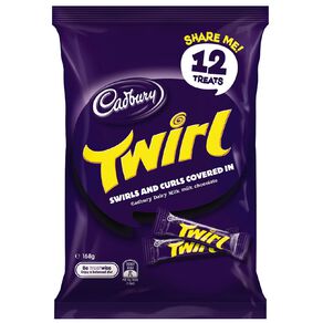 Cadbury Dairy Milk Twirl Sharepack 168g