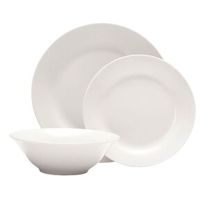 Living & Co Essentials Dinner Set White 12 Piece