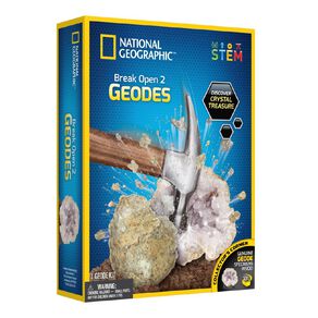 National Geographic Break Open Two Geodes