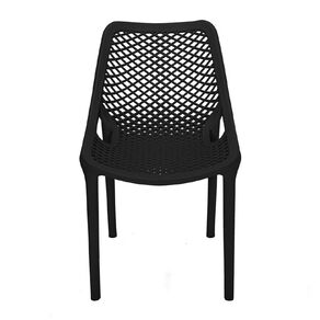 Living & Co Resin Vento Dining Chair Black