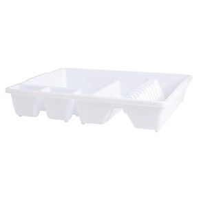 Living & Co Plastic Dish Drainer White One Size