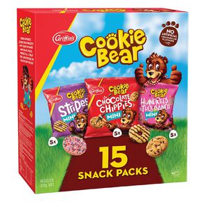 Griffin's Cookie Bear Mixed Snack Packs 375g