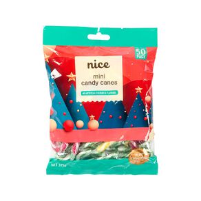 Nice Mini Candy Canes 375g 50pk Nafnac