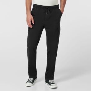 H&H Men's Elastic Waist Cargo Pants