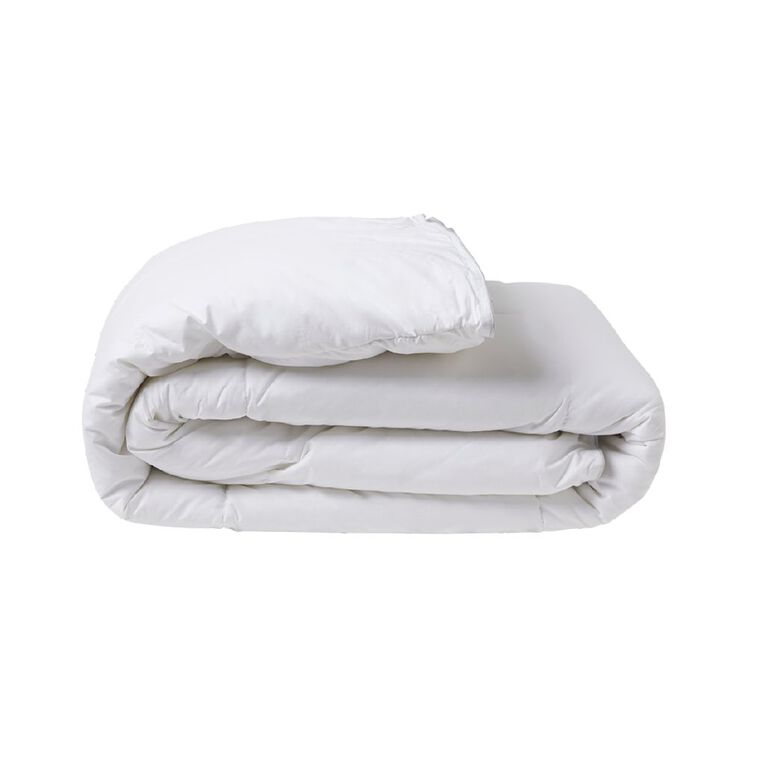 Living & Co Duvet Inner All Season Down Alternative White Queen, White, hi-res