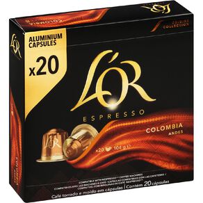 L'OR Colombia Intensity 10 Capsules 20 Pack 20 Pack