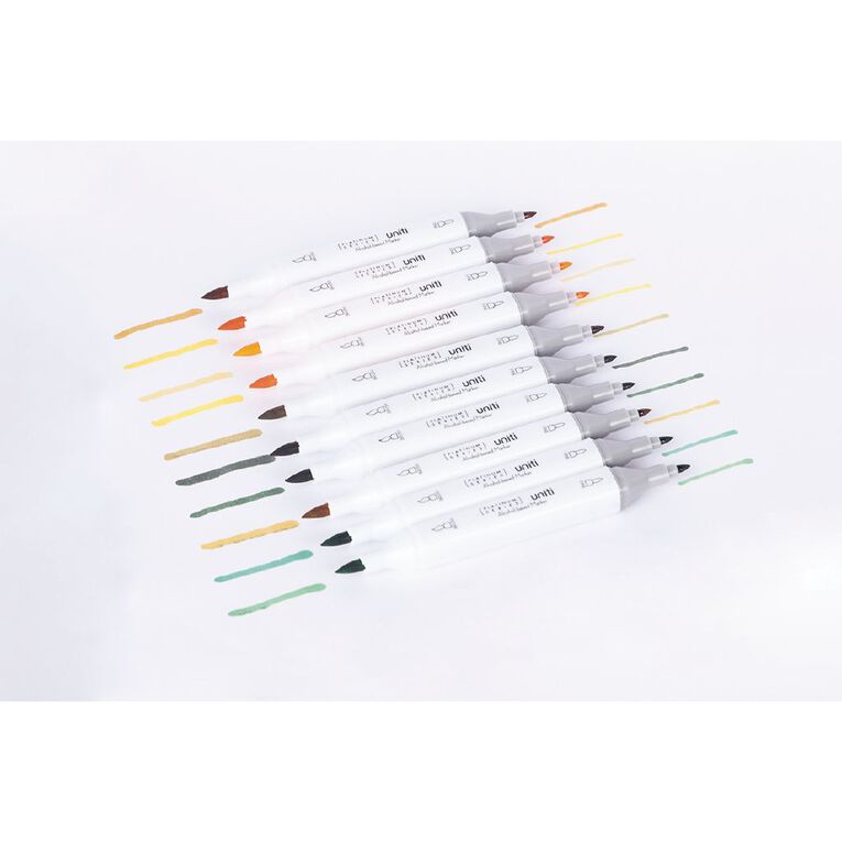 Uniti Dual Ended Artist Markers 80 Pack Assorted, , hi-res