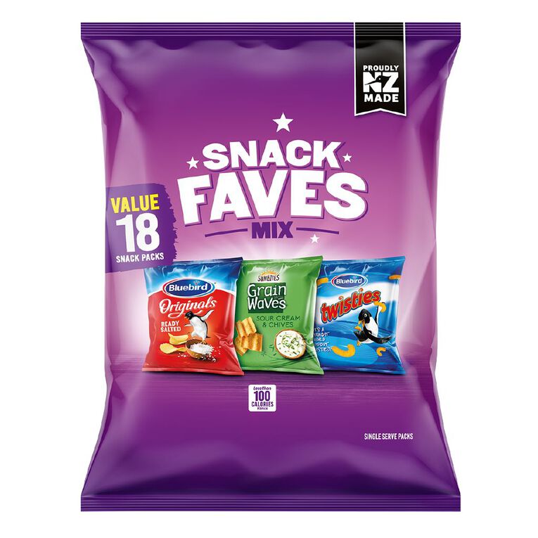 Bluebird Snack Faves Mix 18 Pack, , hi-res