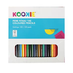 Kookie Te Reo Coloured Pencils Multi-Coloured 100 Pack