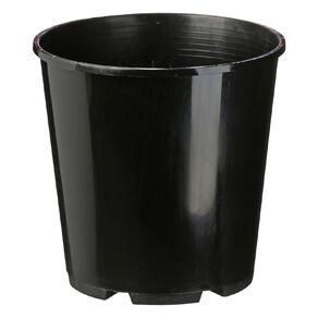 IP Plastics Round Pot 4.7 Litre Black