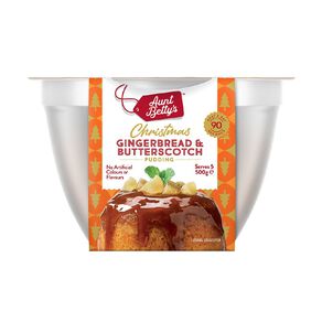 Aunt Betty's Christmas Pud Butterscotch & Ginger 500g