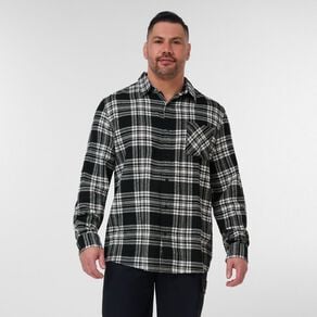 H&H Men's Long Sleeve Flannelette Shirt