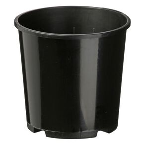 IP Plastics Round Pot Black 750ml Black