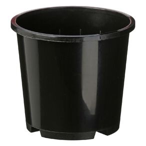 IP Plastics Round Pot Black 1.3L Black