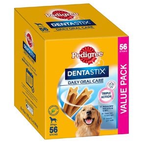 Pedigree Dentastix Dog Dental Treats Bulk Pack - Large 56 Piece