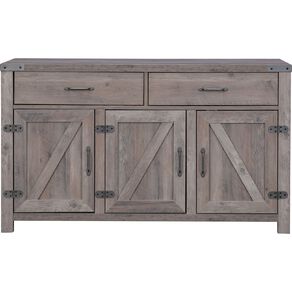 Living & Co Homestead Buffet Console Rustic Oak Finish