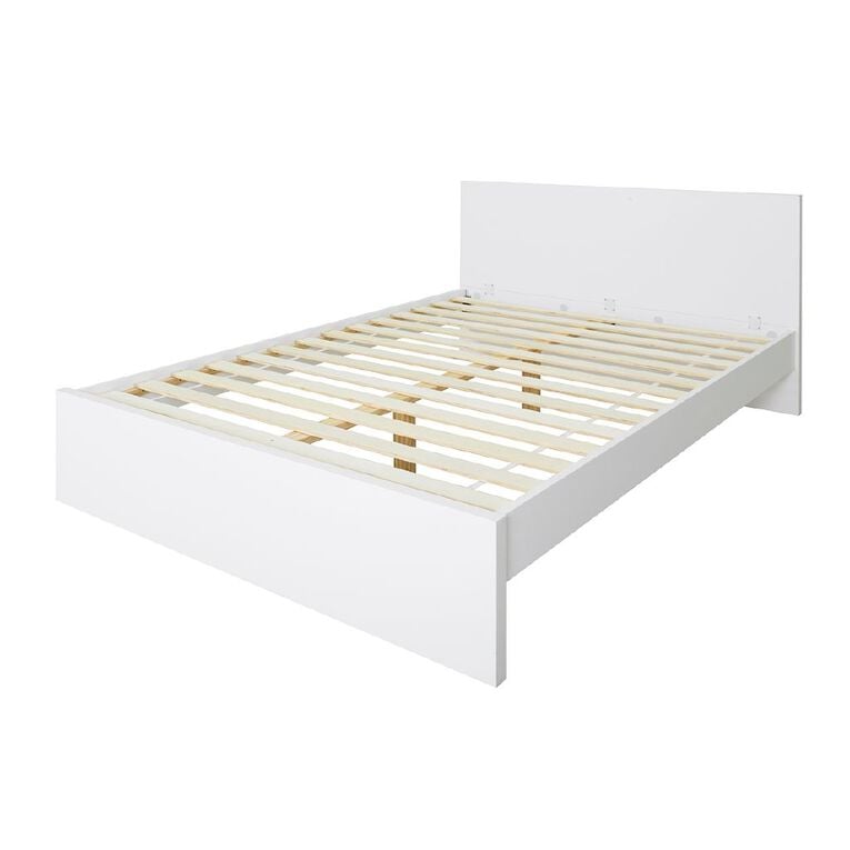 Living & Co Tahoe Bed Frame White Queen, , hi-res