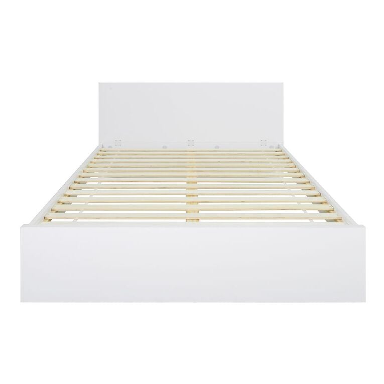 Living & Co Tahoe Bed Frame White Queen, , hi-res