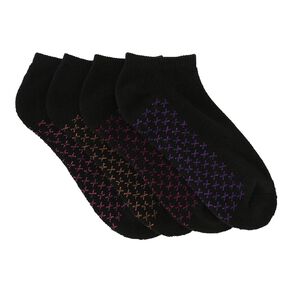 Active Intent Women's No Show Cushioned Socks 4 Pack