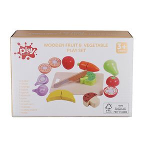 Play Studio Wooden Fruit & Vegetables Play Set