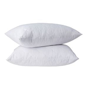 Living & Co Pillow Protector Microfibre 2 Pack White One Size