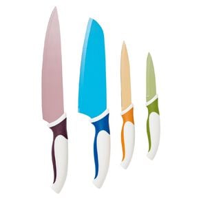 Living & Co Knives 4 Piece Multi-Coloured