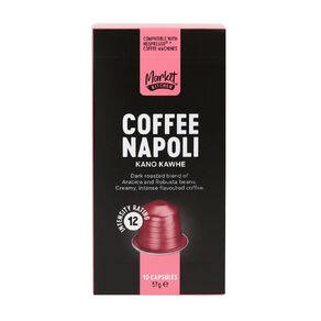 Market Kitchen Coffee Capsule Napoli 10 Pack