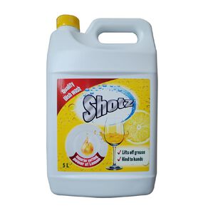 Shotz Dishwash Liquid Lemon Bulk Pack 5L