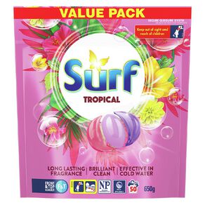 Surf Capsules Tropical 50 Pack