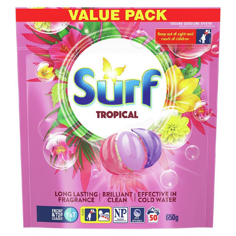 Surf Capsules Tropical 50 Pack, , hi-res