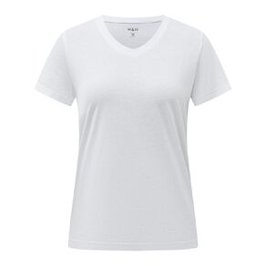 H&H Women's Short Sleeve V-Neck Cotton Tee