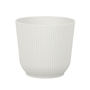 Kiwi Garden Classic Rib Pot Rec White 18cm