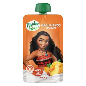 Meadow Fresh Peach & Mango Yoghurt Pouch 70g