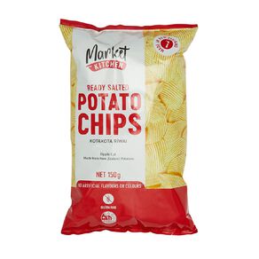 Market Kitchen Chips Ready Salted 150g