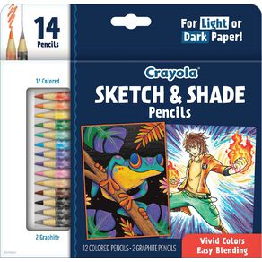 Crayola Sketch & Shade Pencil 12 Pack