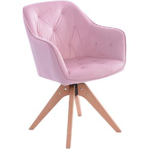 Workspace Fabric Swivel Chair Pink Pink