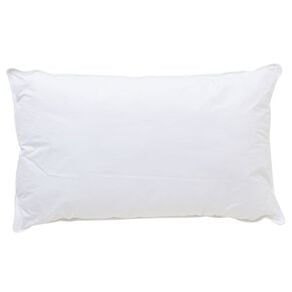 Living & Co Pillow Premium Cotton Fibre Medium White