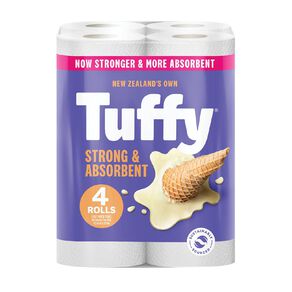 Tuffy Paper Towels White 2-Ply White 4 Pack