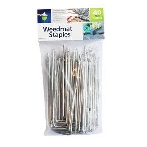 Egmont Weedmat Staples 13cm x 40 Pack