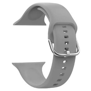 Swifty Silicone Replacement Strap for Apple Watch 38/40/41mm Light Grey